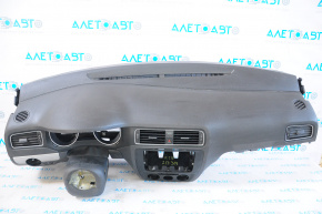 Торпедо передня панель без AIRBAG VW Jetta 11-18 USA чорна, з накладкою, подряпини