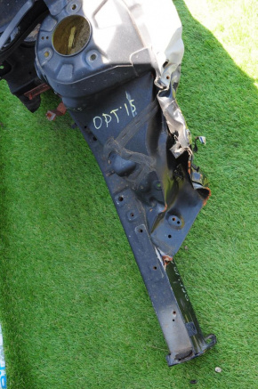 Четверть передняя левая Kia Optima 11-15 черн, только стойка и лонжерон