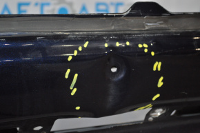 Дверь багажника голая Mitsubishi Outlander 14-15 дорест синий D14, вмятина снизу
