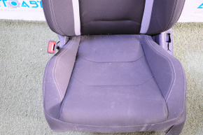 Водительское сидение Chevrolet Camaro 16- без airbag, тряпка, электро, черно-серое