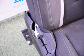 Пассажирское сидение Chevrolet Camaro 16- без airbag, электро, тряпка, черно-серое, надлом