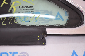 Форточка глухое стекло передняя правая Lexus RX350 RX450h 10-15 надрыв резинки