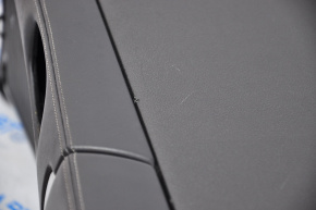 Консоль центральная подлокотник и подстаканники Infiniti QX50 19- кожа и алькан, черн, царап