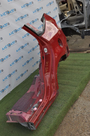 Четверть крыло задняя левая Toyota Prius V 12-17 красная, тычки