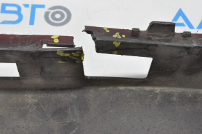 Бампер задний голый Lincoln MKZ 13-16 верхняя часть красн замят низ, слом креп