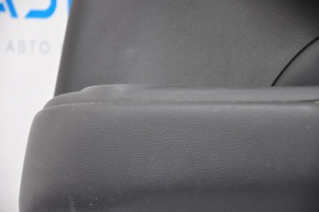 Обшивка дверей картка зад прав Nissan Pathfinder 13-20 чорна шкіра, затерта