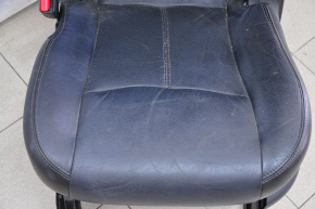 Водительское сидение Nissan Pathfinder 13-20 с airbag, элект, кожа черн, подгол с монитор надрыв