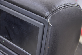 Водительское сидение Nissan Pathfinder 13-20 с airbag, элект, кожа черн, подгол с монитор надрыв