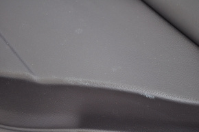 Обшивка двери карточка задняя правая Subaru Legacy 15-19 кожа, черн, сер вставка, царапины