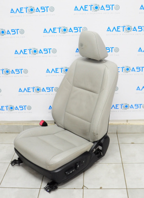 Сидіння водія Lexus ES300h ES350 13-18 з airbag, електро, підігрів, вент, шкіра сіра,