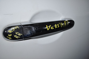 Ручка двері зовнішня зад прав Nissan Versa 12-19 usa хром