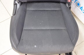 Пассажирское сидение Hyundai Tucson 16-20 без airbag, механ, тряпка черн, прож ткань, деф плас