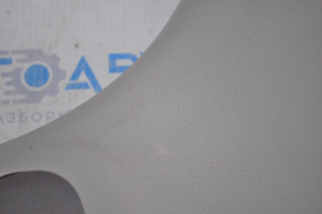 Накладка центральної стійки нижня права Nissan Versa 12-19 usa сірий, побілів пластик
