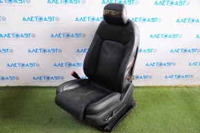 Сидіння водія Lincoln MKX 16- без airbag, електро, шкіра черн