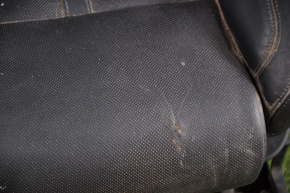 Пасажирське сидіння Lincoln MKX 16- без airbag, електро, шкіра черн, порвана шкіра
