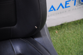 Водительское сидение VW Passat b7 12-15 USA с airbag, электро, кожа черн, надрыв
