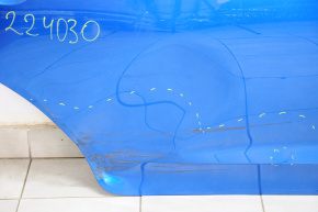 Двері гола зад прав Hyundai Elantra AD 17-20 синій US, зам'яли у крила