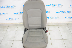 Пасажирське сидіння Hyundai Elantra AD 17-20 без airbag, хутро ганчірка сер, пропалені, під чистку