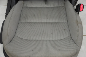 Пассажирское сидение Hyundai Elantra AD 17-20 без airbag, мех тряпка сер, прожженное, под чистку