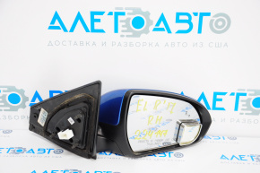 Зеркало боковое правое Hyundai Elantra AD 17-20 7 пинов, BSM, синее