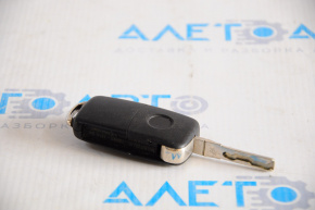 Ключ VW Passat b7 12-15 USA 4 кнопки, розкладний, немає емблеми, потерті кнокпі