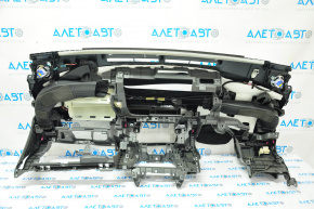 Торпедо передня панель без AIRBAG Toyota Prius 30 10-15 темно-сіра, з накладкою