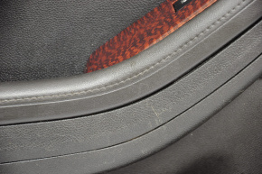 Обшивка двери карточка задняя левая Chevrolet Malibu 13-15 черн, царапины