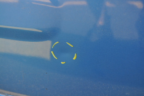 Крыша металл Hyundai Tucson 16-20 без люка, синий, тычка, примята, отпилена