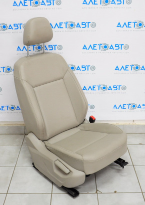 Пасажирське сидіння VW Atlas 18- з airbag, підігрів, хутро, шкіра сіре