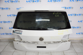 Дверь багажника голая VW Atlas 18-20 электро, белый LC9A, вмятина