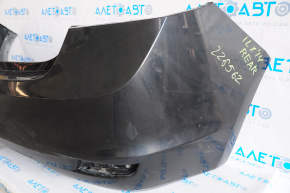 Бампер задний голый Acura ILX 13-15 дорест черный, надрыв креплений