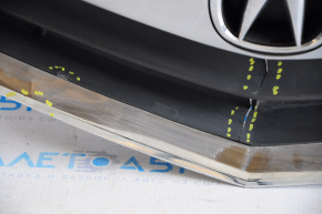 Решетка радиатора grill в сборе Acura ILX 13-15 дорест с эмблемой, трещины