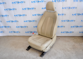 Водійське сидіння Lincoln MKZ 13-16 з airbag, електро, підігрів, шкіра беж,