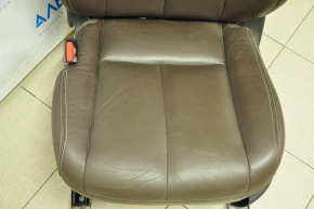 Водительское сидение Nissan Murano z52 15-17 с airbag, электро, кожа корич