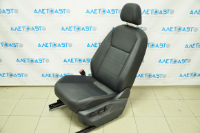 Сидіння водія VW Tiguan 18- з airbag, електро, шкіра черн