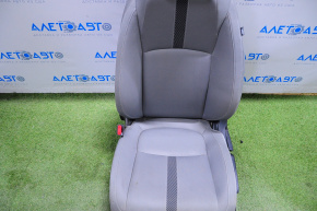 Водительское сидение Honda Civic X FC 16-18 4d без airbag, механич, тряпка серое, прожженное