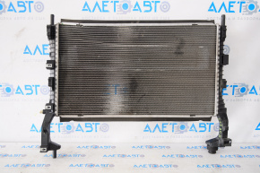 Радиатор охлаждения вода Ford Mustang mk6 15- 2.3T, погнут