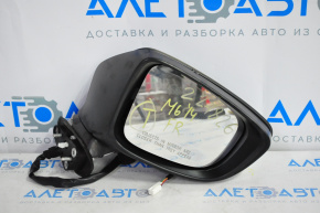 Зеркало боковое правое Mazda 6 13-16 6 пинов, BSM, сломан корпус