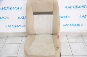 Пассажирское сидение Toyota Camry v50 12-14 usa без airbag, механич, тряпка беж, под химчистку
