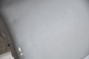 Накладка боковая задних сидений левая Toyota Prius 30 10-15 кожа темно-серая, потерта