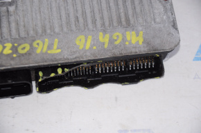 Блок ECU компьютер двигателя Toyota Highlander 14-16 3.5 FWD забита фишка, отломано крепление