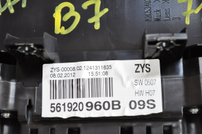 Щиток приладів VW Passat b7 12-15 USA 71к подряпини