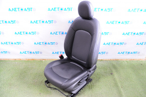 Сидіння водія Mini Cooper F56 3d 14- з airbag, черн шкіра, механ регул