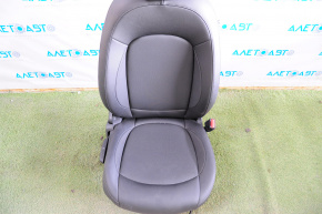 Пасажирське сидіння Mini Cooper F56 3d 14- з airbag, черн шкіра, механ регул