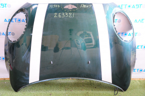 Капот голый Mini Cooper F56 3d 14-19 дорест, зеленый B22, примят