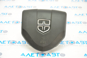 Подушка безпеки airbag в кермо водійська Dodge Dart 13-16 чорний, подряпина, тріщина