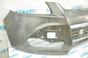 Бампер передній голий Ford Escape MK3 13-16 дорест графіт, тріщина, затертий