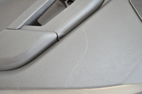 Обшивка двери карточка задняя левая Ford Fiesta 11-19 черн пластик, царапина