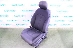 Сидіння водія Kia Optima 16- без airbag, механічні, ганчірка чорне, дефект кришки
