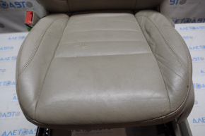 Сидіння водія Ford Escape MK3 13-19 з airbag, електро, шкіра сіре порвано